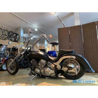 Yamaha Dragstar 400 400cc American Full Custom Rare Super Long Gabel mit Dokumenten Name änderbar