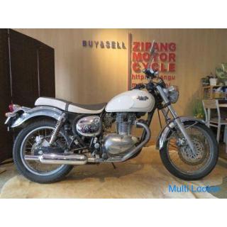 KAWASAKI ESTRELLA BJ-250A 250ccm 3968 km. 2002 weißes Motorrad