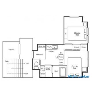 [Minamimorimachi NM62] 100.000 Yen inklusive Nebenkosten und Internet! 2DK 35㎡ Herrenhaus! Kein Bürg