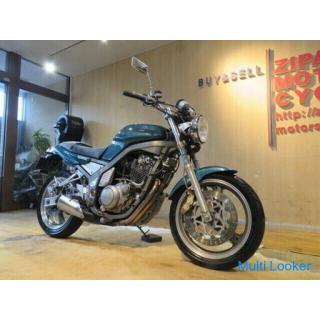 YAMAHA SRX400 3VN 400cc 51.545 km. Grüne Brembo Bremse 1992 Modell!