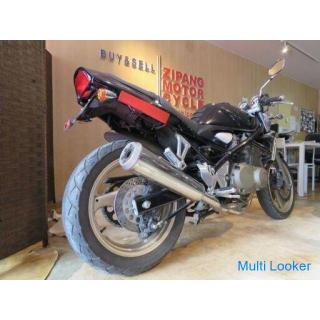 Sehr selten! Ein Eigentümer! Schatz! SUZUKI BANDIT 400 GK75A 400cc 6.283 km. Schwarz!