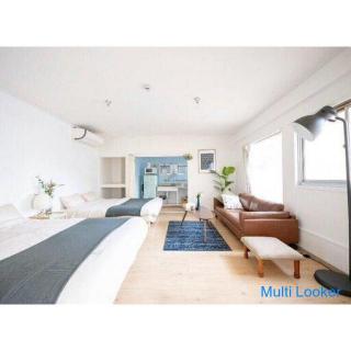 5 Minuten nach Namba, 3 Minuten zu Fuß vom Bahnhof Shin-Imamiya, 15 Tatami-Matten eingerichtetes Pri