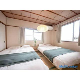 5 Minuten nach Namba, 3 Minuten zu Fuß vom Bahnhof Shin-Imamiya, 15 Tatami-Matten eingerichtetes Pri