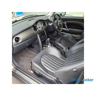 BMW Mini Cooper (Sonderausstattung) schwarzer Leder Sportsitz & Lenkrad gewidmet 16AW silbernes 