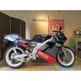 YAMAHA TZR250 3MA 250ccm Racer Replikat 14,794 km. Auspuff hinten schwarz selbstkompensierend