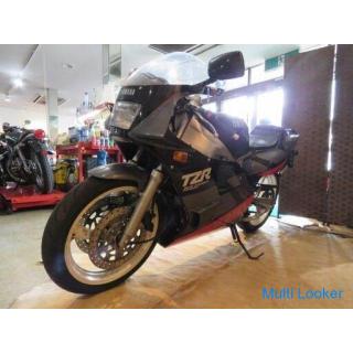 YAMAHA TZR250 3MA 250ccm Racer Replikat 14,794 km. Auspuff hinten schwarz selbstkompensierend