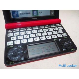 CASIO XD-N6100 EX-Word Elektronisches Wörterbuch Geschäftsmodell Rot Arbeitsprodukt mit externem Geh