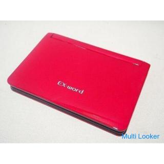 CASIO XD-N6100 EX-Word Elektronisches Wörterbuch Geschäftsmodell Rot Arbeitsprodukt mit externem Geh