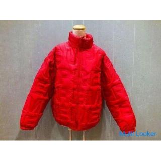 Gesäuberte Supreme Bonded Logo Puffy Jacke Rot Guter Zustand