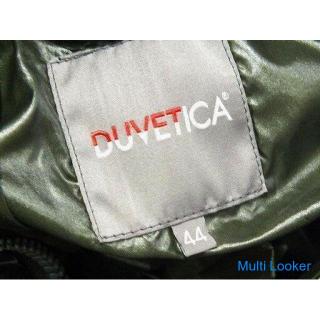 Gereinigte DUVETICA Daunenjacke 44 G32-003 D90-201 Rückseite: Khaki Guter Zustand
