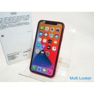Apple MWLV2J / A SIM Free iPhone11 Produkt Rot 64GB Akku Maximale Kapazität 100% Betrieb OK