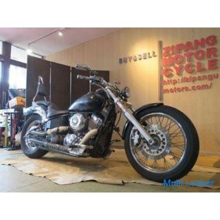 YAMAHA DRAGSTAR DS400 18.528 km. Schwarz! Kundenspezifisches amerikanisches Motorrad!