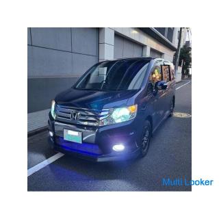 Honda Step WGN Spada Z Externer Full Aero & Externer 15AW & 4 Out Schalldämpfer Xenon 8-Sitz