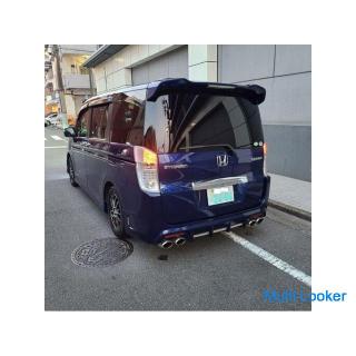 Honda Step WGN Spada Z Externer Full Aero & Externer 15AW & 4 Out Schalldämpfer Xenon 8-Sitz