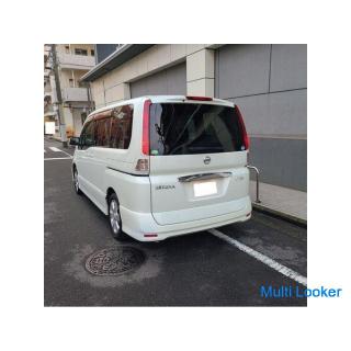 Nissan Serena Highway Star V Selection Original HDD Navi & Full Seg TV Farbrückkamera Beide Seit