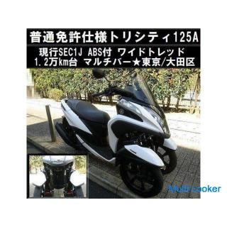 ★ Normale Zulassungsspezifikation Tricity 125 ABS breites Profil Aktuell SEC1J 12.000 km Multibar ★