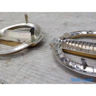 2008 Nissan Serena C25 Echtgold Emblem 8-teiliges Set Nissan Logo groß und klein SERENA