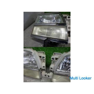 1999 Nissan Elgrand ALE 50 E50 Vorheriger Begriff Original Halogenscheinwerfer links und rechts Set 