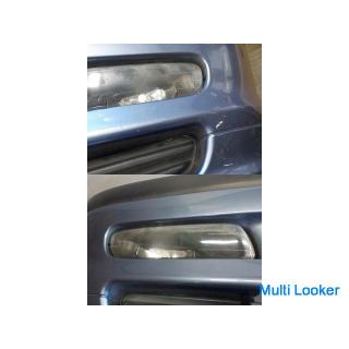 1999 BMW 3er Limousine 323i E46 AM25 Original Stoßstange vorne mit Hosement Blau