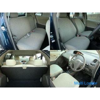 Wunderbare tatsächliche Laufleistung 4.000 km 2008 Toyota Vitz niedriger Kraftstoffverbrauch 1000cc