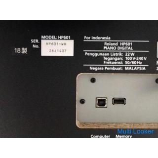 i411 ROLAND HP601-WH 2018 E-Piano