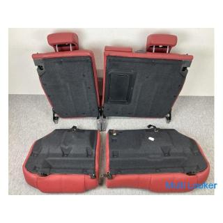 Alfa Romeo 93720L Alfa GT Echtleder Rücksitzbank links und rechts Set Rücksitzbank rot