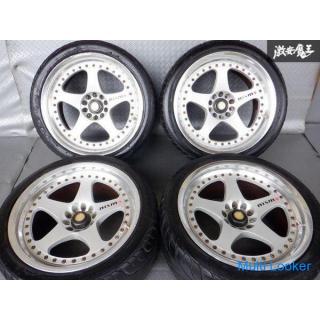 RAYS NISMO LM-GT1 LM GT1 Forged 18 Zoll 9.5J +14 5 Loch PCD114.3 265/35ZR18 mit 4 BCNR33 GT-R BNR34