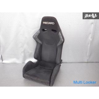 RECARO SR-6 SR6 KK100S BK / BK Halbschalensitz gebraucht Ok Sofortige Lieferung Schwarz