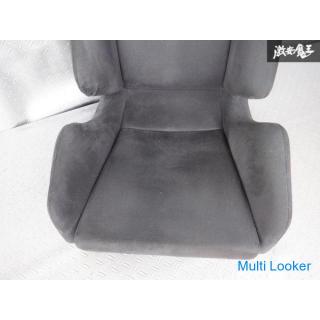 RECARO SR-6 SR6 KK100S BK / BK Halbschalensitz gebraucht Ok Sofortige Lieferung Schwarz