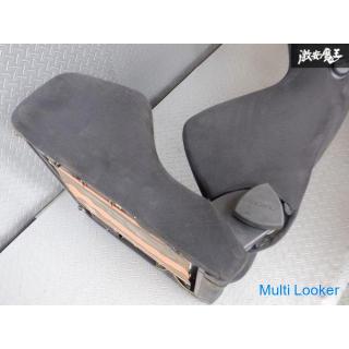 RECARO SR-6 SR6 KK100S BK / BK Halbschalensitz gebraucht Ok Sofortige Lieferung Schwarz