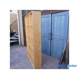 Ein beliebtes 5-stöckiges, 3-reihiges Stapelregal aus Eiche von MUJI! !! Ein vielseitiges Regal, das