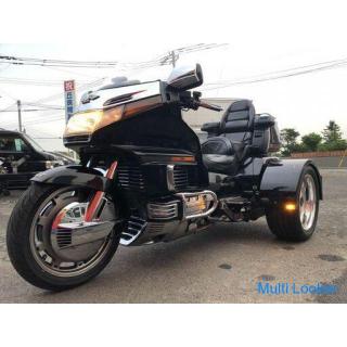 Super seltenes HONDA GL1500 Gold Wing Trike Custom SC22 Kai 1520 cc 33.528 Meilen