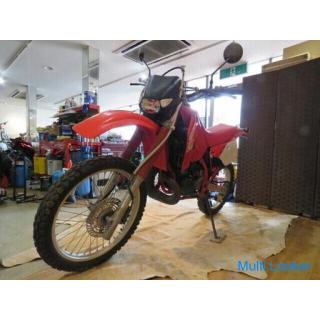 HONDA CRM250R Rot 21.611 km. 250ccm Motocross 2-Takt-Produktionsmotorrad des frühen Modells