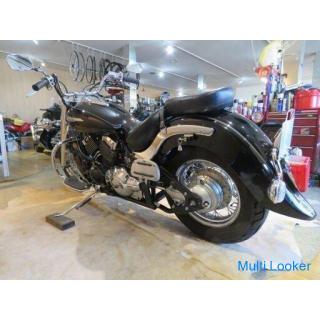 YAMAHA DRAG STAR 400 CLASSIC DS400 VH01J Schwarz 26.182 km.!