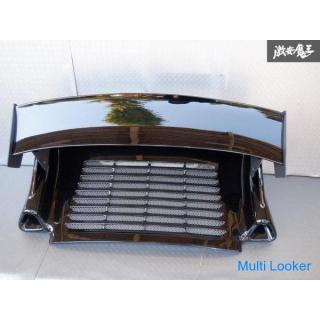 Porsche 911 964 Carrera Cabriolet 1991 Motorhaube hinten GT2 Look Schwarz mit großen Kotflügeln