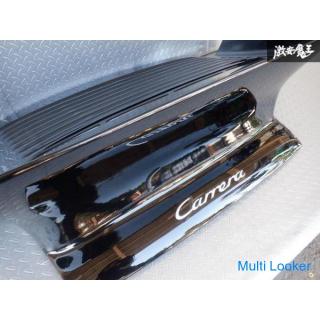 Porsche 911 964 Carrera Cabriolet 1991 Motorhaube hinten GT2 Look Schwarz mit großen Kotflügeln