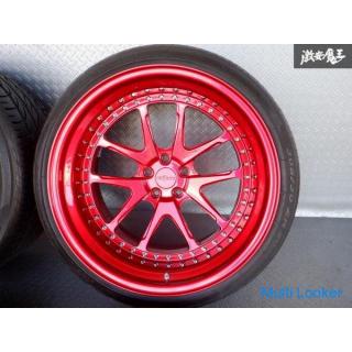 Rotiform 3P 20 Zoll 9.5J +0 12J -35 5 Löcher PCD 114,3 Candy Red Ferrari ABA-F142 458 Italia LB