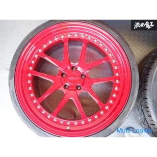 Rotiform 3P 20 Zoll 9.5J +0 12J -35 5 Löcher PCD 114,3 Candy Red Ferrari ABA-F142 458 Italia LB