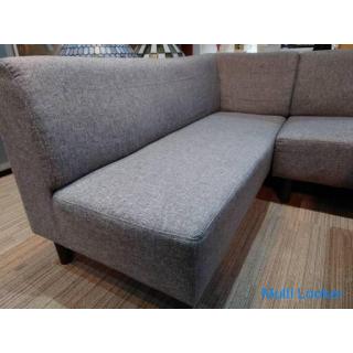 2-geteiltes großes L-förmiges Sofa