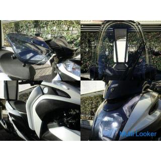 Ordentliche Zulassungsspezifikation Tricity 125 Dach mit Dach BOX Knöchel- & Beinschutz G-Heizun