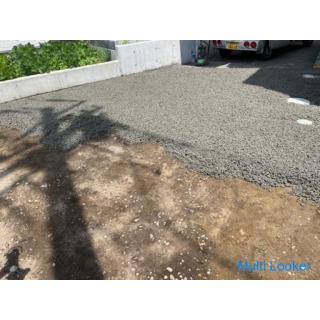 Betonpflaster! Umbau innen und außen!