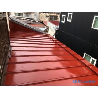 Holzdeck, Dachanstrich, Betonpflaster! Kampagne!