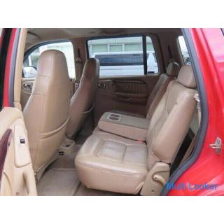 Dodge Durango 2005 Column AT Red Working Interior Brown Leather V8 Magnum Side Step Switching 4WD