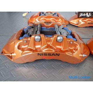 Schönheitsprodukte! !! Fahrstrecke ca. 1000 km Original Brembo R35 GT-R GTR NISMO 2018 Bremssattelsc