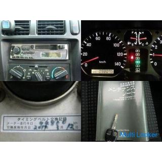 ☆ 2 Jahre Fahrzeuginspektion! H58A Pajero Mini 4WD Links Dicker Fuß breit 98.000km Krawattenglocke f