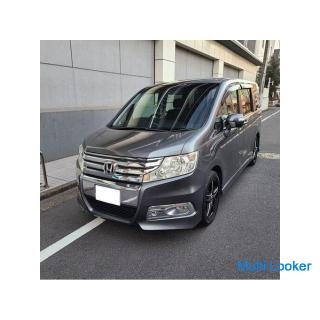 Step WGN Spada Z Original HDD Internavi & terrestrisches Digital-TV & herunterklappbare Moni