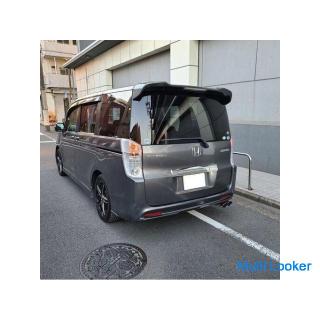 Step WGN Spada Z Original HDD Internavi & terrestrisches Digital-TV & herunterklappbare Moni