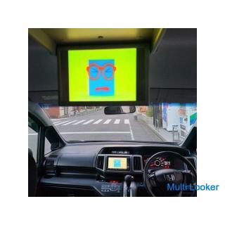 Step WGN Spada Z Original HDD Internavi & terrestrisches Digital-TV & herunterklappbare Moni