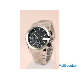 Exponat GUCCI Chrono YA101204 Chronograph 101.2 Herren Quarzuhr Schwarzes Zifferblatt / Metall / 44m