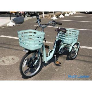 fast neu! Hergestellt im Jahr 2021! BRIDGESTONE Elektrofahrrad mit drei Rädern Rakut Wagon